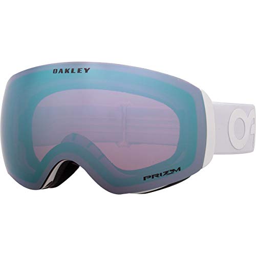Oakley Flight Deck XM Snow Goggles, Factory Pilot Whiteout, Prizm Sapphire Iridium, Medium
