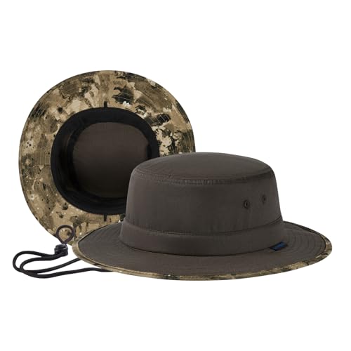 Image of UPF 50+ Foldable Sun Hat Patterned Under Brim Bucket Hats for Summer Hiking Fishing Beach Safari Men Women
