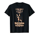 This Girl Loves Her Russian Toy Animals Dogs Lover T-Shirt