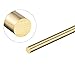 uxcell Brass Rod,4mm,5/32inch Diameter 150mm Length Brass Solid Round Rod Lathe Bar Stock for RC Model Airplane Helicopter DIY Craft 8pcs