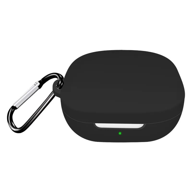 Image of Colorcase Front & Back Full Protection Silicon Case Cover for QCY T13 ANC - (Black) (Airpods Not Included)