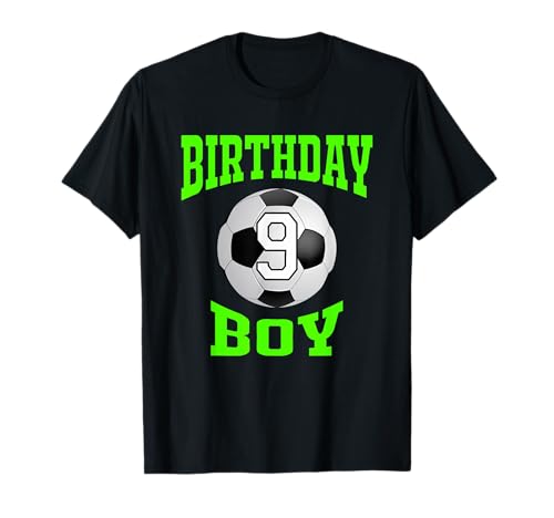 9th Birthday Boy - Camiseta para niño de 9 años Camiseta