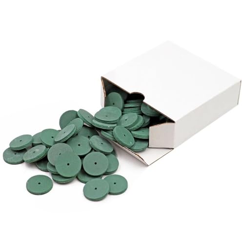 100Pcs/Box Dental Silicone Rubber Polishing Grinding Wheels (Fine)