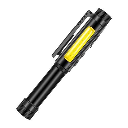 Genérico Linterna de bolsillo, LED LIGRATIGA | Luz de bolsillo de bolsillo LED impermeable con clip - Accesorios de asistente de enfermería para todos los días, inspección, trabajo, al aire libre