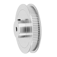 GT2 Zahnriemenscheibe – 80 Zähne, Für 3D-Drucker & CNC-Fräsen, 5 Mm Bohrung, Rostfreier Stahl