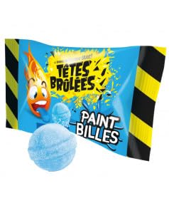Têtes Brûlées Mix – Sachet de 250g de Bonbons Ultra Piquants et Acidulés, Parfait pour les...