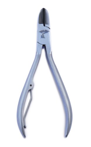 ToiletTree Products Heavy Duty 100% Stainless Steel Toenail Nipper for Men or Women, Matte Finish