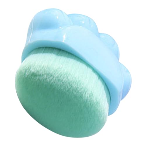 VICASKY Cat Claw Foundation Brush Toiletry Small Travel Size Toiletries Makeup Brush Makeup Concealer Brush Makeup Foundation Travel Foundation Brush Sky-blue Artificial Fiber