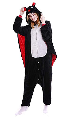 ABYEDu00ae Kostüm Jumpsuit Onesie Tier Fasching Karneval Halloween kostüm Erwachsene Unisex Cosplay Schlafanzug- Größe L-für Höhe 164-174CM, Schläger