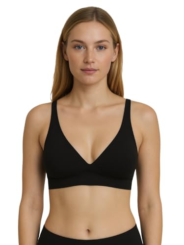 Image of Viola's Secret 6 Pack of Color Print T-Shirt Bras B Cup C Cup and D Cup