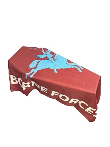 Bandera de ataúd Pegasus Airborne para el último adiós a un gran héroe 2