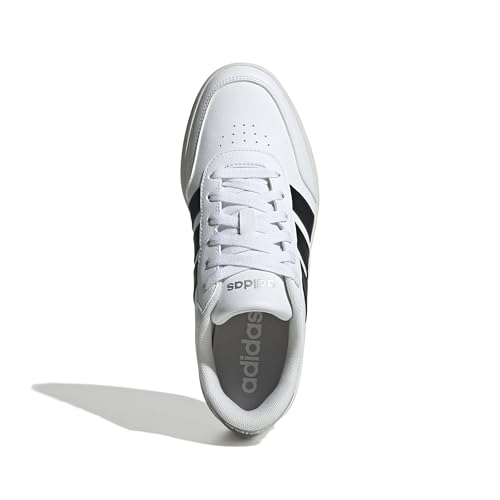 adidas Women's BREAKNET 3.0 Shoes, FTWR White/core Black/Silver met., 7 UK - Image 6