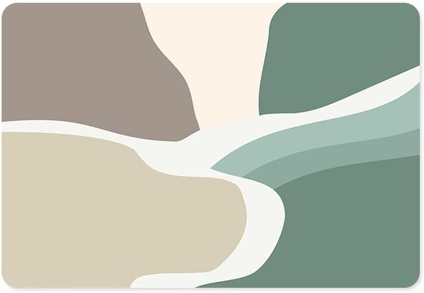 HBJWOV Sunset Mud Floor Mat Household Foot Bathroom Kitchen Absorbent Non-Slip 40 * 60cm/50 * 80cm(C,50cmx80cm)