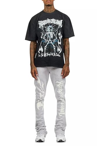 Men's Exodus T-Shirt/Stacked Flare Track Pant Set