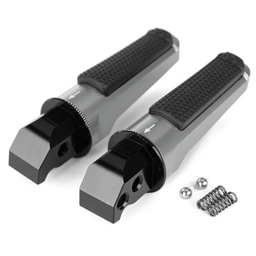 Repose-pieds pliables moto arrière gris pour pilotes de Honda CB600F et CBR600RR