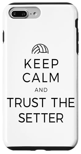 �o���[�{�[�� Keep Calm And Trust The Setter �o���[�{�[�� �o���[�{�[���I�� �X�}�z�P�[�X iPhone 7 Plus/8 Plus �p
