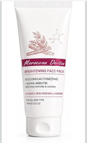 Image of Moroccan De-tan Brightening Face Pack for Skin Renewal pack of 1