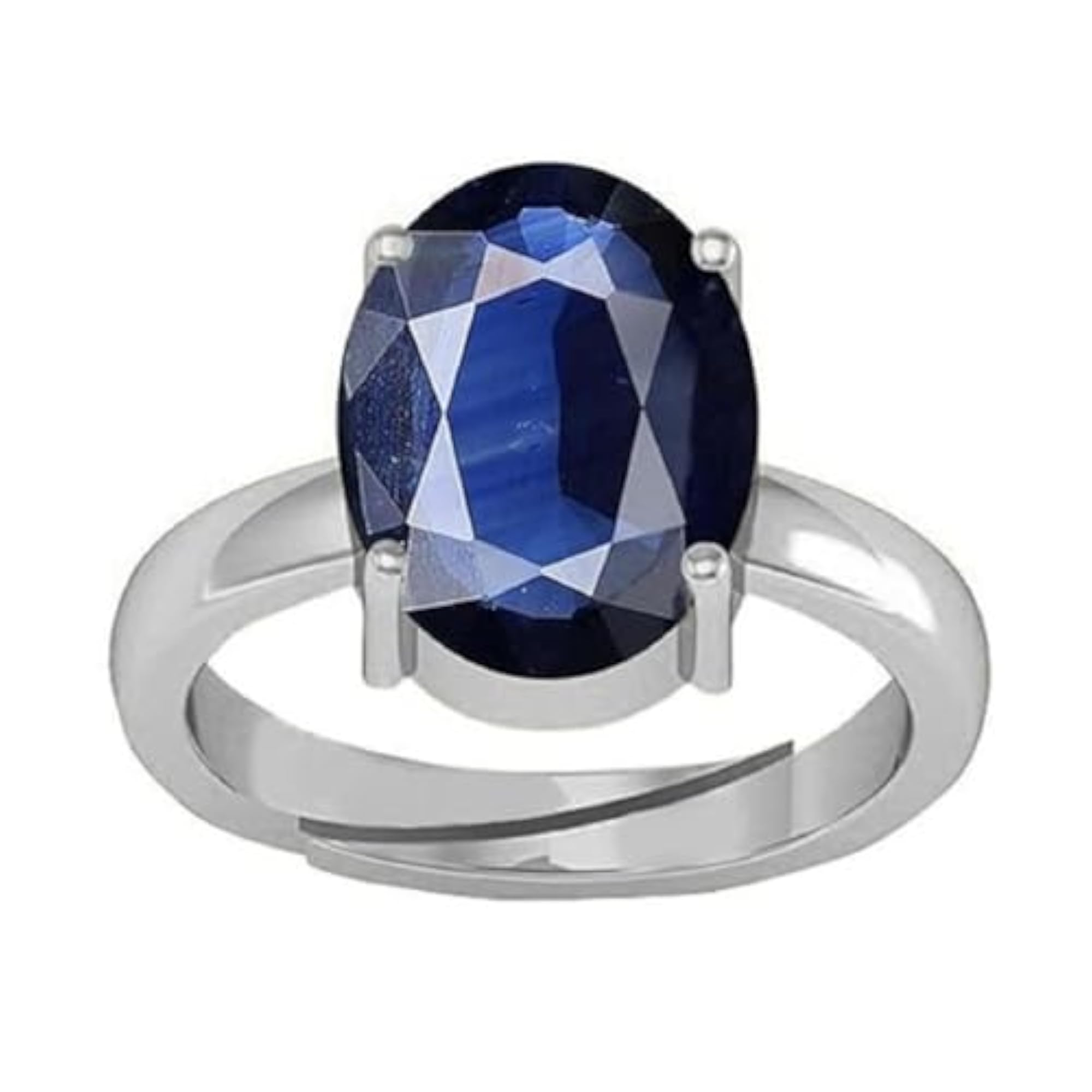 10.25 Ratti Certified Blue Sapphire Silver Ring
