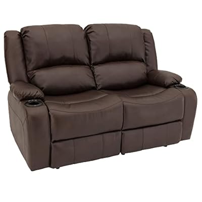 RecPro Charles 58" Powered Double RV Wall Hugger Recliner Sofa RV Loveseat from RecPro