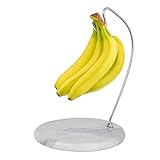 Homeries Marble Banana Holder, Eye-Catching Kitchen Banana Hanger, Countertop Tree for Fruits, This...