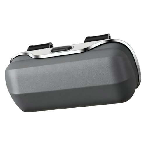 Pinyenr Brillenhalter für Auto Sonnenbrillenhalter Auto Brillenhalterung Auto Sonnenblende Organizer Brillenhalter für Auto Sonnenblende (Grau)