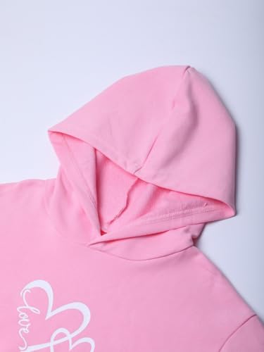 Image of WELAKEN Cotton Hoodie Sweatshirt for Girls Kids & Teens Long Sleeve Pullover with Kangaroo Pocket