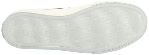 Image of BOSS Men's Aiden Logo Block Leather Low Top Sneakers | Casual Shoes