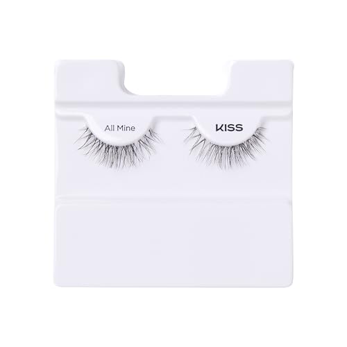 Image of KISS My Lash But Better, False Eyelashes, 'All Mine', 10mm, Includes 1 Pair Of Lash, Easy to Apply, Reusable Lash Clusters