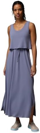 Columbia Womens PFG Freezer Maxi Dress, New Moon, Large