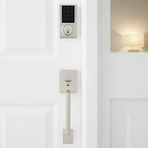 Delaney Hardware D43201V Kp300 Digital Keypad Door Lock With Deadbolt And Vida Lever In Satin Nickel Finish, Keypad Lock, Keypad Door Lock With Handle, Satin Nickel Finish, One Size #TOP3