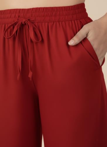 Image of Moirai Super Soft Viscose Rayon Palazzo Pants for Women Relaxed & Regular Fit Solid Palazzo for Women & Girls Casual Ethnic Wear