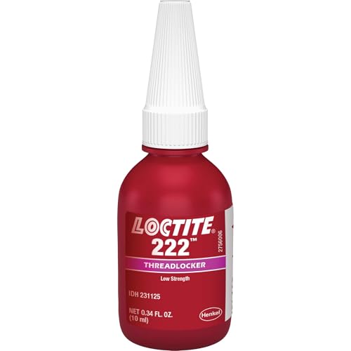 Loctite 21463 Purple 222 Low Strength Threadlocker, 10 mL Bottle