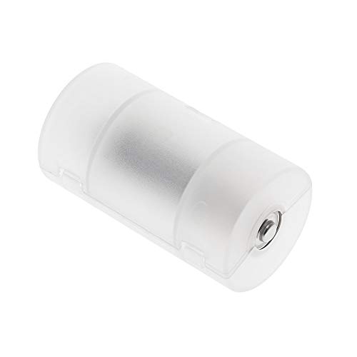POENVFPO AA A to D Battery Adapter Support of PP Material Protection Housing for Almost All AA 4 PCs Batteries