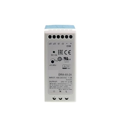 Alimentation DRA-60-12 60 W 12 V 5 A pour rail DIN