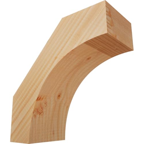 Ekena Millwork BRC06X12X12WTL00SDF 5 1/2"W x 12"D x 12"H Westlake Smooth Knee Brace, Douglas Fir