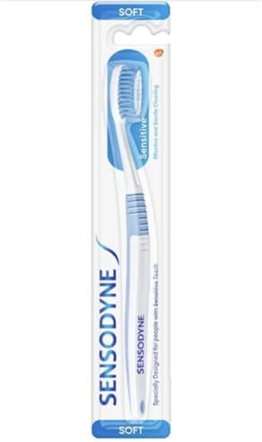 Sensodyne Sensitive Manual Toothbrush, Brush With Soft Bristles (Multi Color, for Adult)