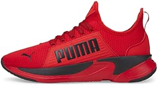 PUMA Men's Softride Premier Slip On Running Shoe, High Risk Red Black, 10.5