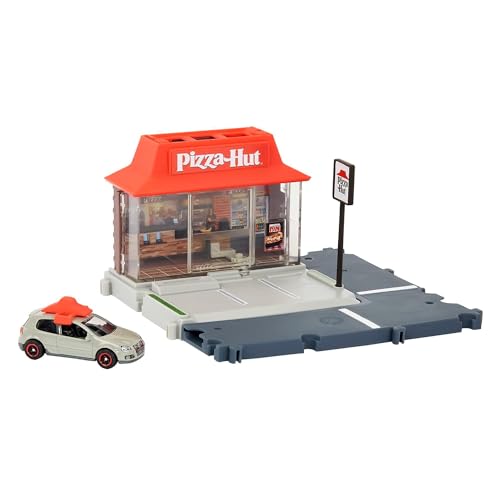 Matchbox Mattel Action Drivers Pizza Hut Pizza Run Playset