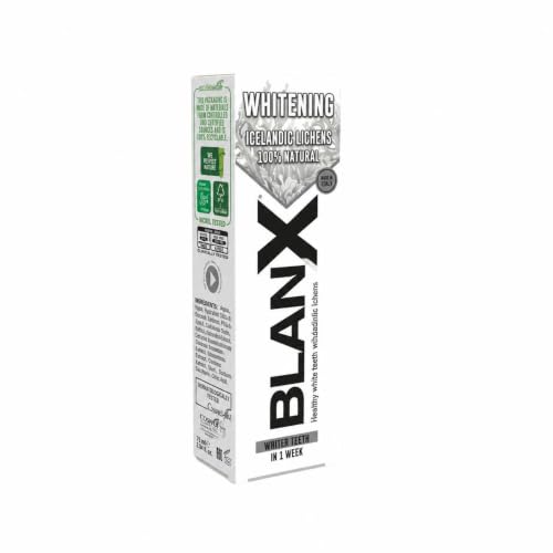 BlanX, Klassische Zahnpasta mit Arktis-Flechtenbasis, 100% natürlich, Format 75 ml – Ansicht 1