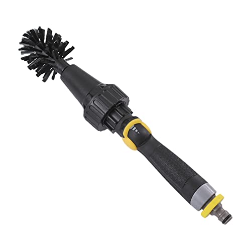 NTBL Cepillo de limpieza automática para ruedas de coche, cepillo giratorio para limpieza de neumáticos, parrillas, bicicletas, ruedas de motocicleta