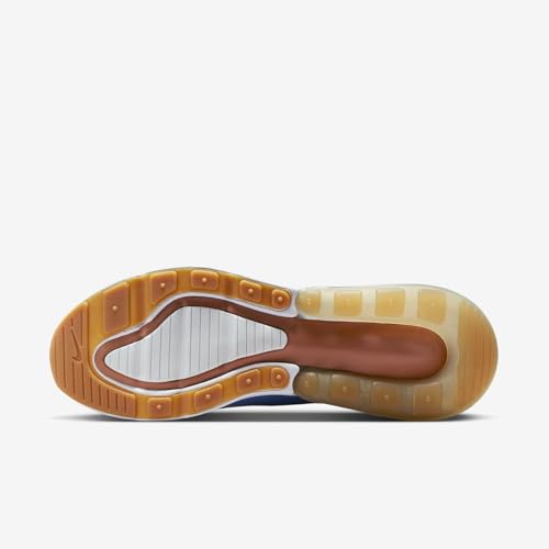 Nike Air Max 270 Women's Shoes (White/Blue Tint/Gum Light Brown/Aluminum)2