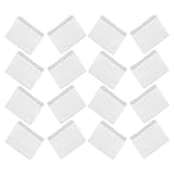 Didiseaon Fundas de Silicona Antideslizantes para Perchas Pequeñas, 100 Piezas Transparentes, Protectores Elásticos para Clips de Pantalones y Prendas, Suministros para Colgar Ropa