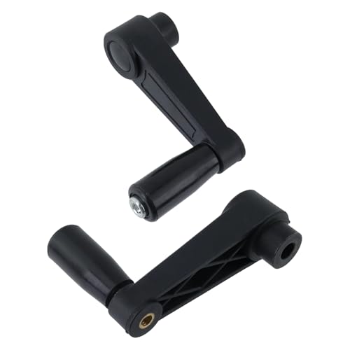 Image of 1 Set 3.35 Inch Nylon Crank Handle for Industrial Machinery | 8mm Round Hole, Foldable Rotatable Design, Construction, Woodworking Projects, Furniture Maintenance, Cutting Process