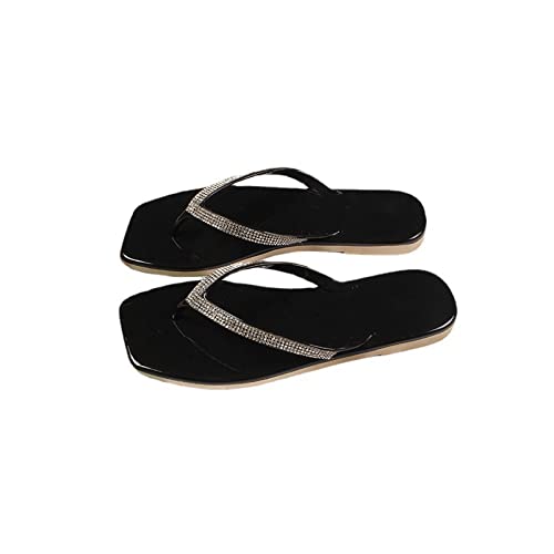 Sandales en cuir chaussures d'été légères tongs des femmes mode