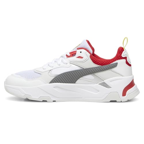 PUMA Mens Scuderia Ferrari Trinity Lace Up Sneakers Shoes Casual - White3