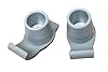 Essential Medical Supply Pop & Glide Easy Use Walker Ski Glides, 2 Pack - Universal Fit Walker Accessories in Gray #5