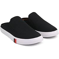 Mule Sapatenis Casual Masculino calce Fácil Preto (Preto, BR, Adulto, Numérico, 38)