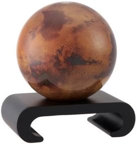 Mova 4.5" Mars Globe with Arched Base in Black