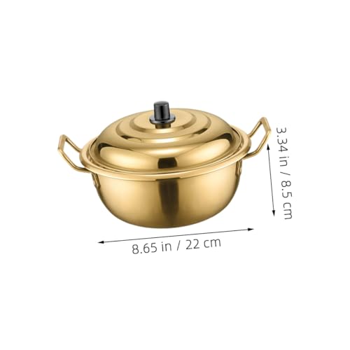 Marmite à soupe coréenne de qualité premium en acier au titanium