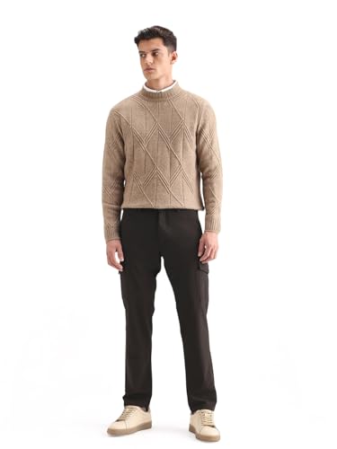 Image of Rare Rabbit Regular fit Plain Trouser
